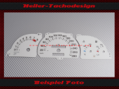 Speedometer dials for Opel Astra F Calibra Vectra A all scales
