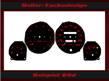 Speedometer Disc for Opel Corsa B Tigra 1 220 Kmh