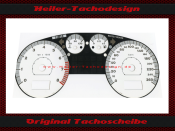 Tachoscheibe für Seat Cupra R Typ 1M 260 Kmh 8 000 UPM