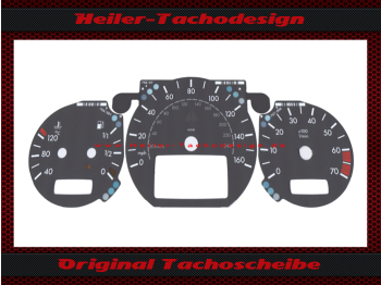 Tachoscheibe für Tacho BMW E46 Benziner M3 Scalierung 300 Kmh 