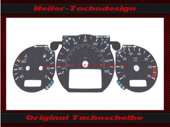 Tachoscheiben für Mercedes W208 Clk430 Facelift Benzin 160 Mph zu 260 Kmh