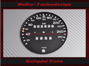 Speedometer Disc for Porsche 911 Carrera Targa Coupe Mph to Kmh