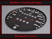 Speedometer Dial Porsche 911 Carrera 3.2 Targa Coupe Mph...