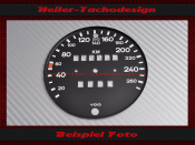 Speedometer Disc for Porsche 911 Carrera Targa Coupe Mph to Kmh