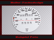 Speedometer Disc for Porsche 911 Carrera Targa Coupe Mph to Kmh