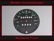 Speedometer Disc for Porsche 911 Carrera Targa Coupe Mph to Kmh