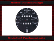 Speedometer Disc for Porsche 911 Carrera Targa Coupe Mph to Kmh
