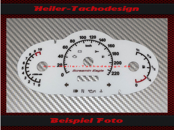 Speedometer Disc for Harley Davidson V Rod VRSC VRSCA 2002 2003 Mph to Kmh