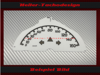 Speedometer Disc for Smart Fortwo before Facelift 100 Mph to 160 Kmh