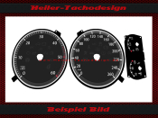 Speedometer Disc VW EOS Bj. 2008 Diesel MPH zu KMH