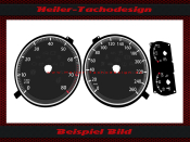 Speedometer Disc VW Jetta Bj. 2008 Gasoline MPH zu KMH