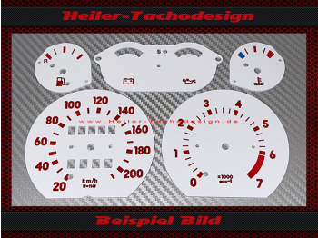 Speedometer Disc for Opel Corsa A with Tachometer