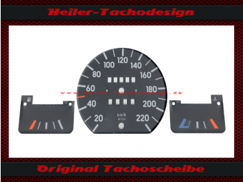 Tachoscheibe für Opel Kadett E ohne Drehzahlmesser