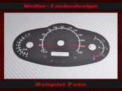 Tachoscheibe für Harley Davidson Night Rod Special VRSCDX Mph zu Kmh