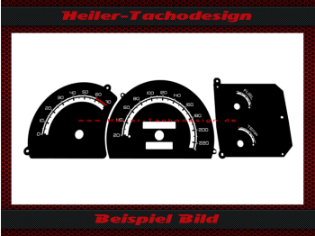 Speedometer Disc for Opel Omega A with Tachometer 230 Kmh