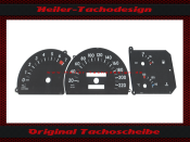 Speedometer Disc for Opel Omega A with Tachometer 230 Kmh
