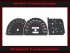 Speedometer dials for Opel Omega A with rev counter 230 km/h 7000 RPM