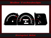 Speedometer Disc for Opel Omega A with Tachometer 260 Kmh