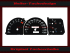 Speedometer Disc for Opel Omega A with Tachometer 260 Kmh