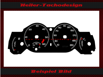 Tachoscheibe für Peugeot 206 Diesel