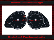 Tachoscheibe Audi A5 8T Benzin 180 Mph zu 280 Kmh