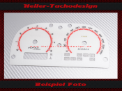 Speedometer Disc for Lotus Rover Elise S2 Stack 150 Mph to 240 Kmh