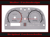Speedometer Disc for Lotus Rover Elise S2 Stack 150 Mph to 240 Kmh