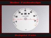 Drehzahlmesser Zifferblatt für Porsche 911 964 993 ohne Bordcomputer roter Bereich ab 6800 UPM