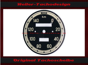 Speedometer Disc for VDO General 0 to 80 Kmh Ø76 mm - 1