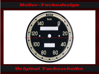 Speedometer Disc for VDO General 0 to 80 Kmh Ø76 mm - 1