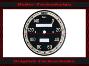 Speedometer Disc for VDO General 0 to 80 Kmh Ø76...