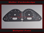 Tachoscheibe f&uuml;r Audi A6 4F Diesel 180 Mph zu 280 Kmh