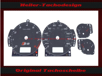Speedometer Disc for Audi S8 4E 190 Mph to 300 Kmh