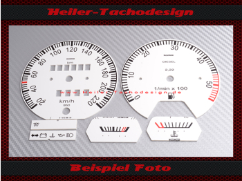 Set Speedometer Discs for VW Golf 2 GTI 16V Scirocco 2 GTX 16V Jetta 2 1986 Diesel