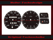 Set Speedometer Discs for VW Golf 2 GTI 16V Scirocco 2 GTX 16V Jetta 2 1986 with Clock