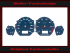 Speedometer discs for VW Golf 3 Passat 35i speedometer 220 kmh tachometer up to 7000 rpm - 1