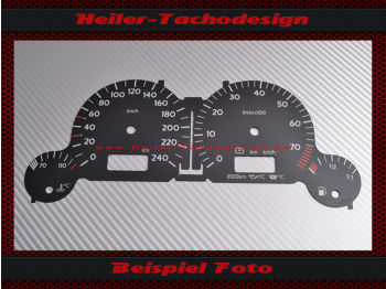Speedometer discs for VW Golf 3 GTI speedometer 240 kmh tachometer up to 7500 rpm