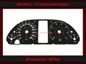 Tachoscheibe für Mercedes W169 A Klasse Benzin Mph zu Kmh