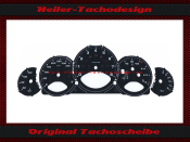Original Tachoscheibe für Porsche 911 997 Schwarz PDK