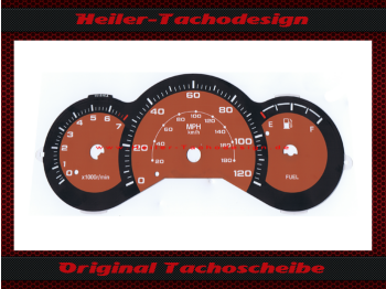 Speedometer Disc for Chevrolet Matiz 2 II 120 Mph to 200 Kmh