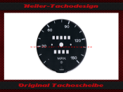 Speedometer Disc for Porsche 911 250 Mph to Kmh