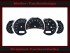 Speedometer Discs for Porsche 911 996 Facelift Tiptronic 320 Kmh
