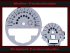 Speedometer Discs for Mini R55 R56 R60 R61 260 Kmh