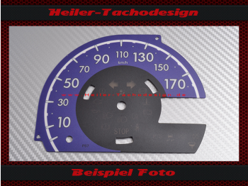 Speedometer disc for Citroen C1 Peugeot 107 Toyota Aygo 2005 to 2014 110 Mph to 170 Kmh