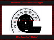 Speedometer Disc Citroen C1 Mph to Kmh