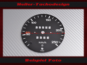 Speedometer Disc for Porsche 914 Loch unten 150 Mph to...