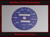 Tachoscheibe für Porsche 911 964 993 Schalter 300 Kmh