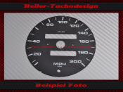 Speedometer Disc for Porsche 911 964 993 Turbo Switch 320 Kmh