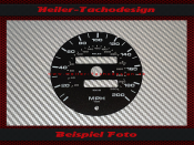 Speedometer Disc for Porsche 911 964 993 Turbo Switch 320 Kmh
