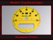 Tachometer Disc with BC for Porsche 911 964 993 Red Area from 6600